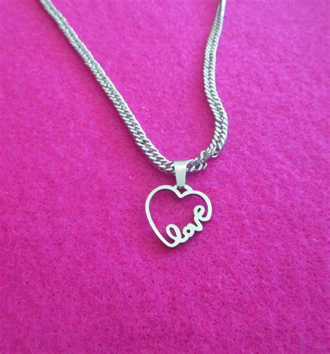 Love heart Necklace - Beautiful Steel Jewelry