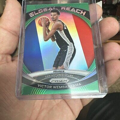 Panini Prizm Victor Wembanyama Rookie Global Reach Green Prizm