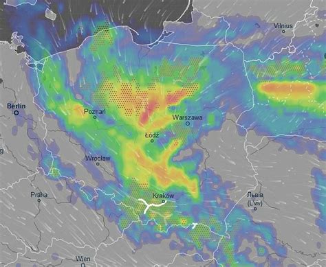 Pogoda Dziś czekają nas burze i intensywne opady deszczu