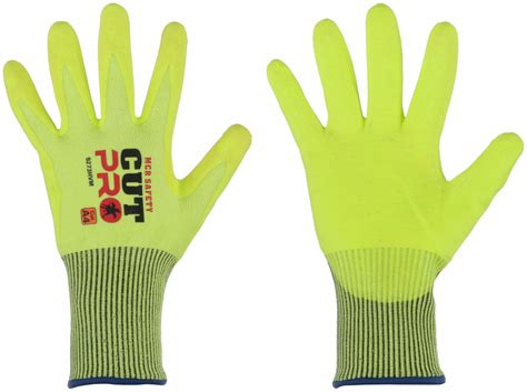 MCR SAFETY S 7 ANSI Cut Level A4 Coated Gloves 60JA51 9273HVS