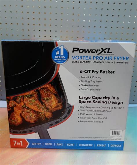 Powerxl Vortex Pro Air Fryer 6 Quart Ebay