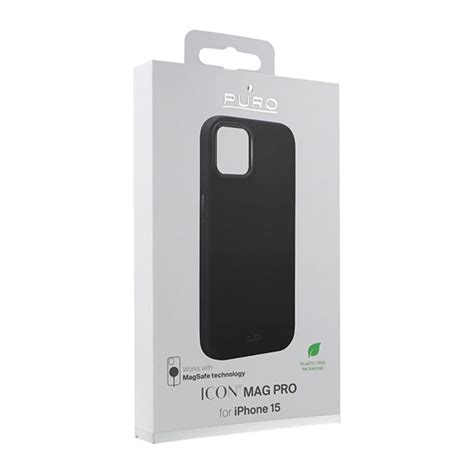 Maska Futrola Puro ICON Mag Pro Za IPhone 15 6 1 Crna Mob Shop