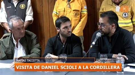 Mat As Taccetta Sobre La Visita De Daniel Scioli A La Cordillera Youtube