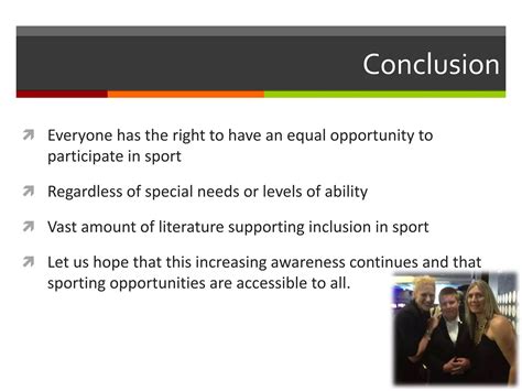 Inclusion In Sport Ppt