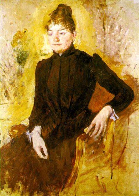 Woman In Black Femme En Noir C 1882 By Mary Cassatt Artchive