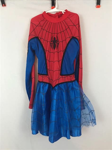 Marvel Spider Girl Halloween Costume Girls Size L 1012 Only 16