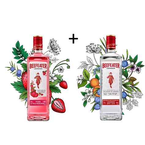 Gin Beefeater Tradicional Ml Beefeater Pink Strawberry Ml