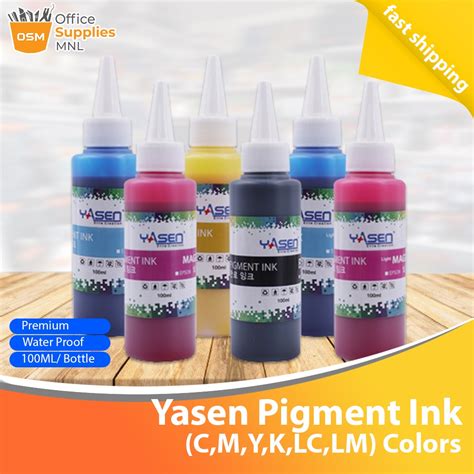 Yasen Pigment Ink Ml Waterproof Pigment Ink Shopee Philippines