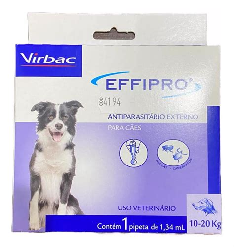 Effipro Caes A Kg C Pipetas Antiparasitario Virbac Mebuscar Brasil