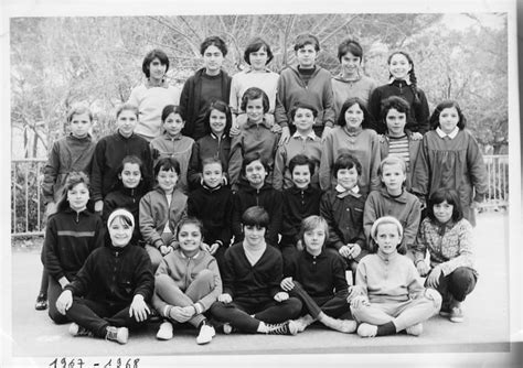 Photo de classe CM2 Année 1967 1968 de 1967 Ecole Jules Ferry 1