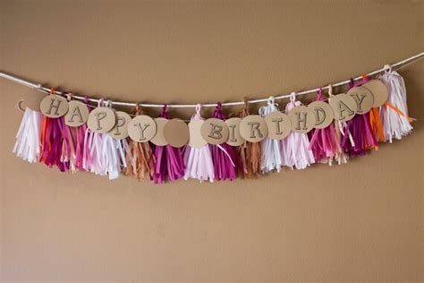 Items similar to Happy Birthday Paper Circle Banner on Etsy