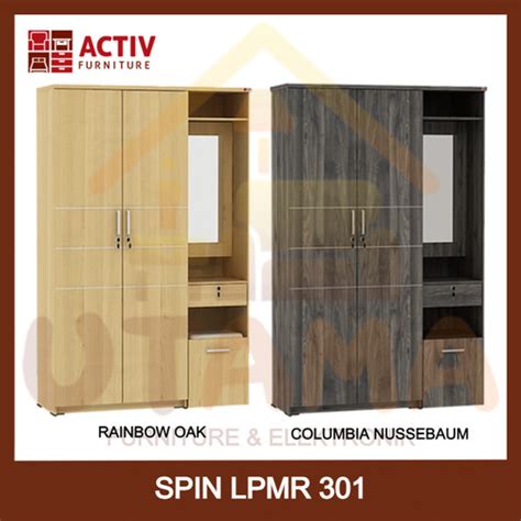 Jual Lemari Pakaian Pintu Meja Rias Activ Spin Lpmr Rainbow