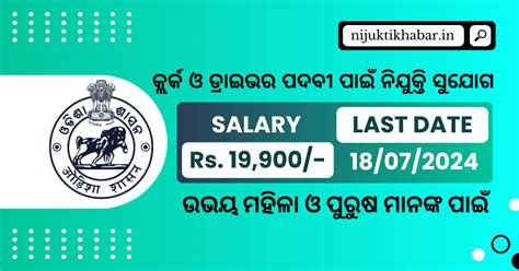 Jagatsinghpur District Judge Office Recruitment Apply For