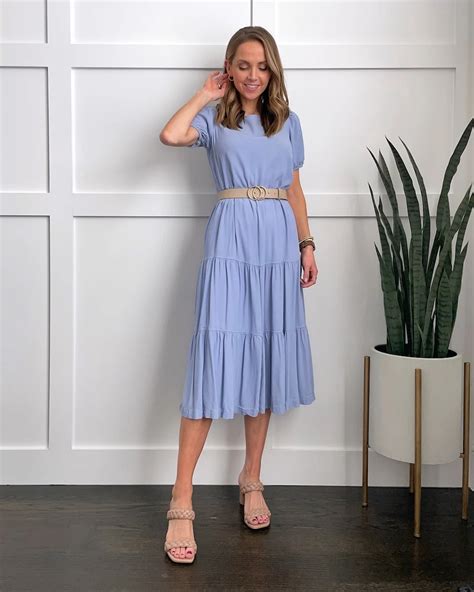 4 Ways To Wear A Midi Dress In Spring Merrick S Art Modest Spring Outfits Spring Midi Dress