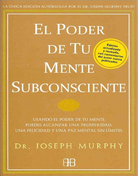 PDF El Poder De La Mente Subconsciente Joseph Murphy 1ra Edición