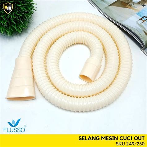 Jual FLUSSO Selang Mesin Cuci Out Let Selang Pembuangan Mesin Cuci