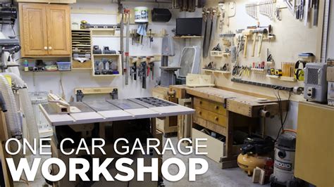 One Car Garage Workshop Layout