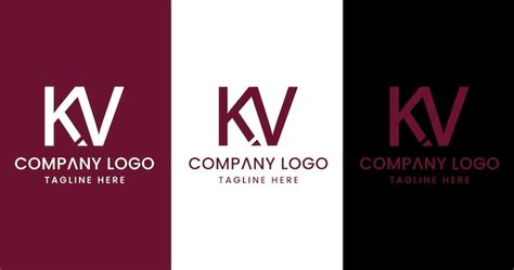 Premium Vector Initial Letter Kv Logo Design Outstanding Creative