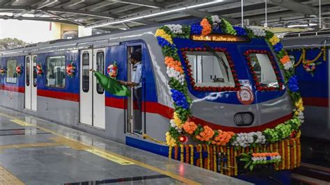 Pm Modi Inaugurates Kolkata Metro Extension Other Railway Projects West