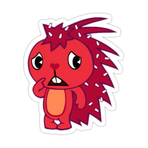 Flaky Sticker By Porcupines In 2021 Happy Tree Friends Friends