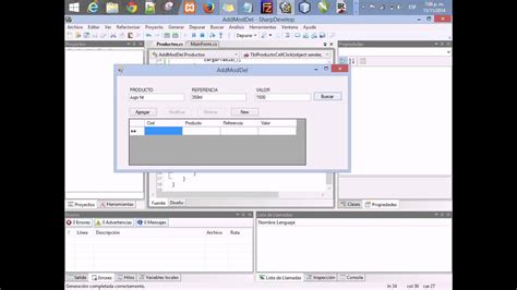 C Datagridview Agregar Modificar Y Eliminar Registros Parte 2 Youtube