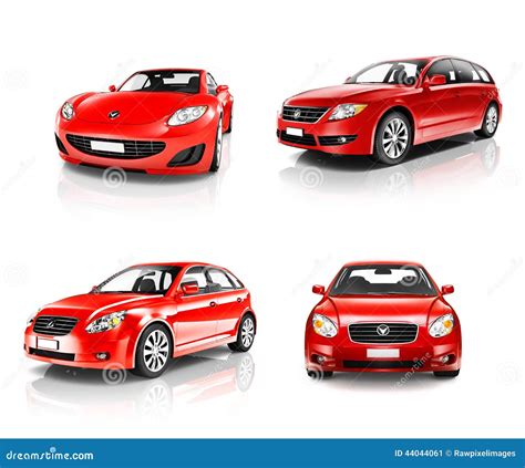 Cole O D Do Carro De Esportes Vermelho Luxuoso Ilustra O Stock