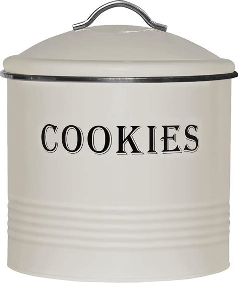 Ack Chef Ceramic Cookie Jar With Lid And Rubber Seal Food