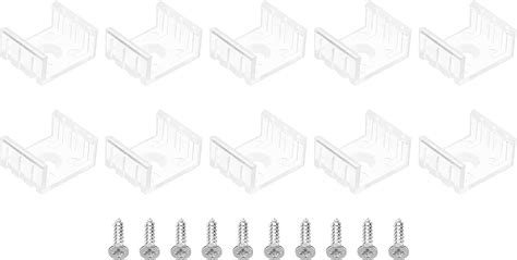 PATIKIL LED Strip Light Clips 30 Pack Mounting Bracket Fixing Clips