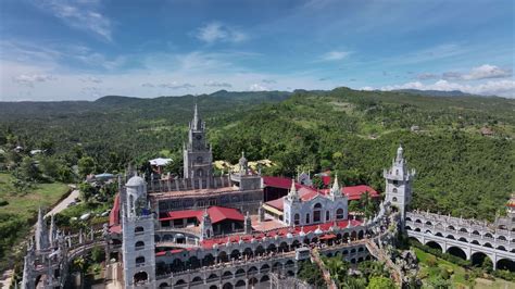 Simala Monastery Shrine On Cebu Island, Philippines, Aerial View 25454393 Stock Video at Vecteezy