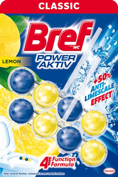 Bref WC obešanka Power Aktiv Juicy Lemon Duo Pack 2 kos dm si