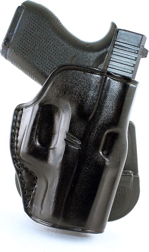 Premium Leather Owb Paddle Holster With Open Top Fits