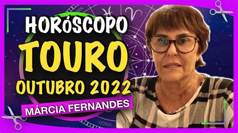 Signo Touro Outubro Marcia Fernandes Hor Scopo Youtube