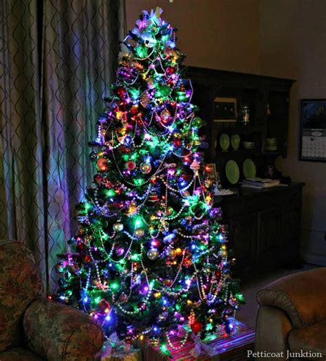 Clear Or Multi-Color Christmas Tree Lights-How About Both-Petticoat Junktion