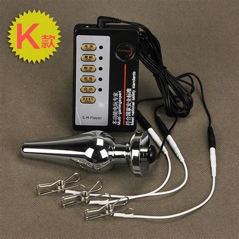 Electric Shock Anal Plug Nipple Clamps Sex Toys For Tens Sitimulation Qec China Electro