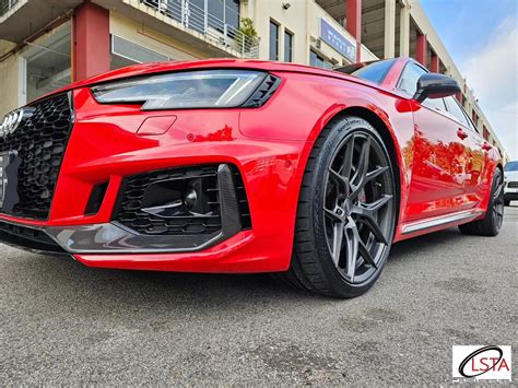Audi Rs4 B9 Red Vossen Hf 5