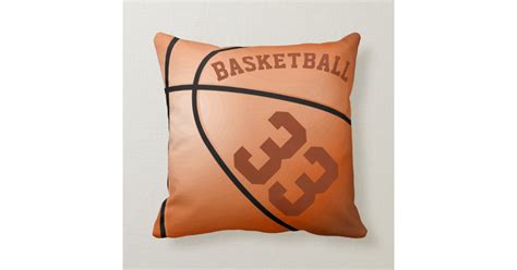 Personalized Basketball Throw Pillow | Zazzle.com