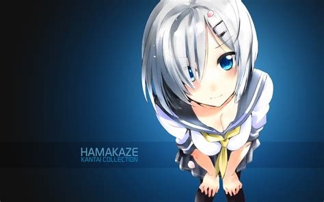 Wallpaper Gadis Anime Biru Kantai Koleksi Hamakaze Kancolle