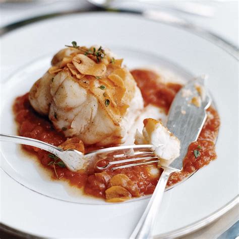 How to Cook Monkfish with Tomato-Garlic Sauce