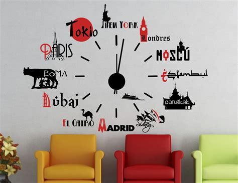 Venta Reloj De Vinilo Para Pegar En La Pared En Stock