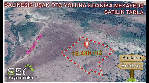 Satildi M Balikes R U Ak Oto Yoluna Dak Ka Mesafede