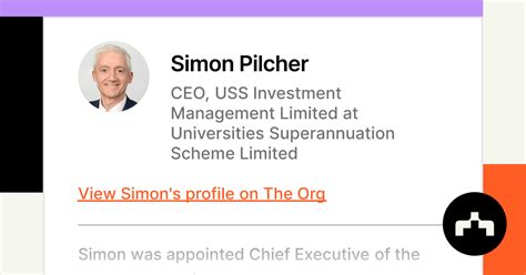 Simon Pilcher Ceo Uss Investment Management Limited At Universities
