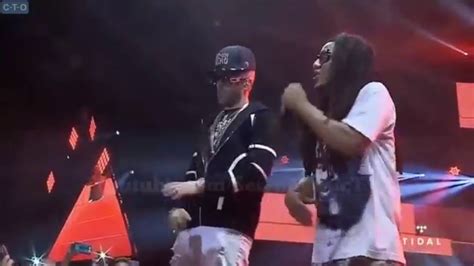 Tego Calderon Ft Yandel Al Natural En Vivo Tidal Concert Youtube