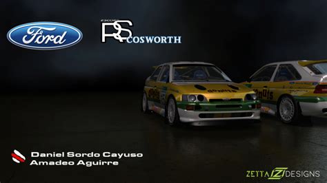 Daniel Sordo Sr Amadeo Aguirre Ford Escort Mk V Rs Cosworth