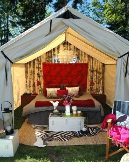 37 Ideas Romantic Camping Ideas Tent Backyards Tent Glamping Backyard Camping Tents Camping