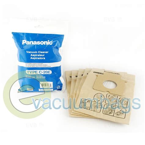 Panasonic Type C 20e Vacuum Bags 5 Pack Amc94kyz0 Vacuum Direct