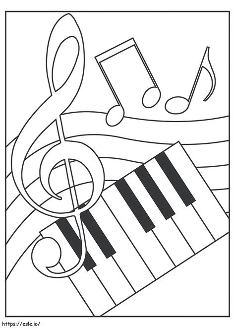 free printable music coloring pages 1