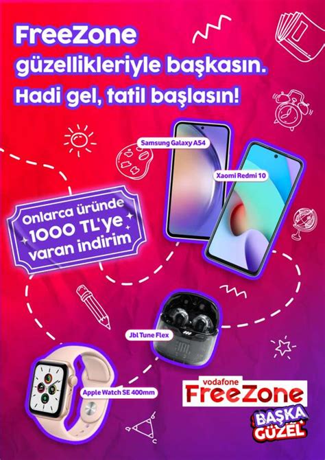 Vodafone Freezonedan karne kampanyası Perakende org