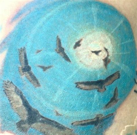Birds Vultures Tattoo Design