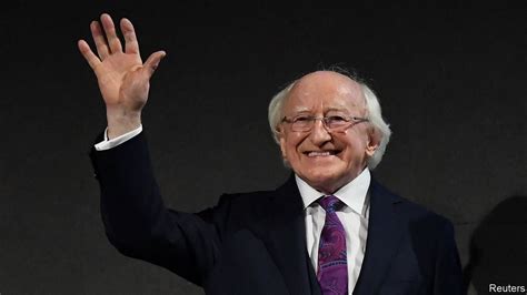 Michael D. Higgins is re-elected president of Ireland