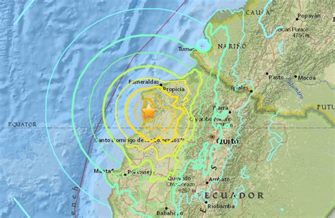 NOAA emite alerta de Tsunami para Ecuador Perú Colombia Costa Rica y